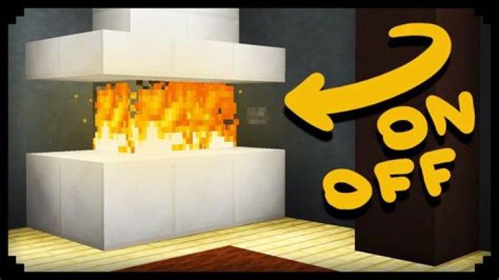 How to make a working fireplace in minecraft