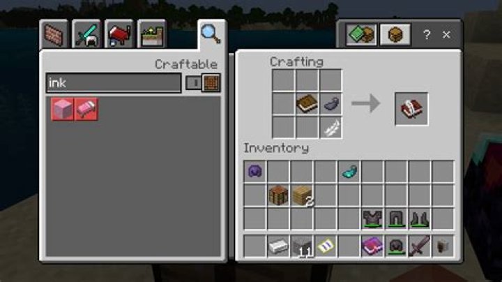 How to make a writing book in minecraft