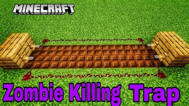 How to make a zombie trap in minecraft