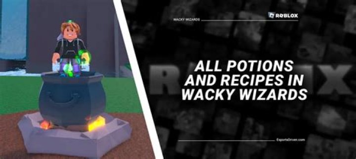 How to make all potions in wacky wizards roblox