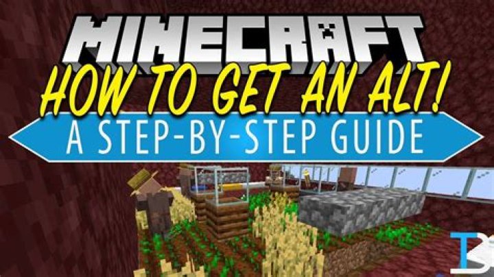 How to make an alt account on minecraft