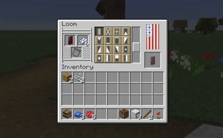 How to make an american flag in minecraft
