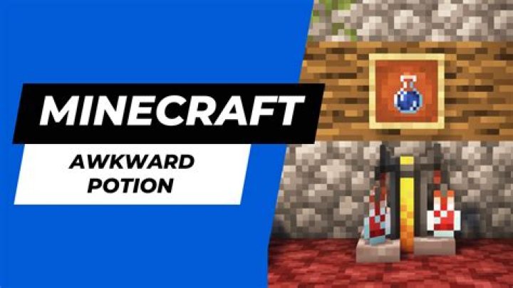 How to make an awkward potion on minecraft