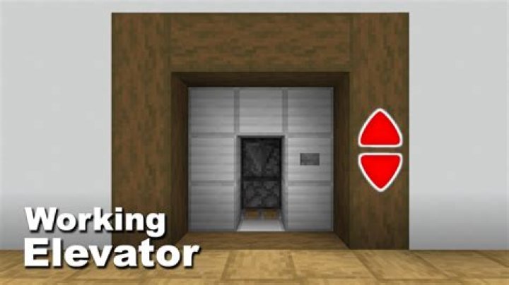 How to make an elevator in minecraft ps3