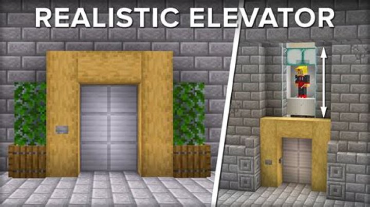 How to make an elevator in minecraft ps4