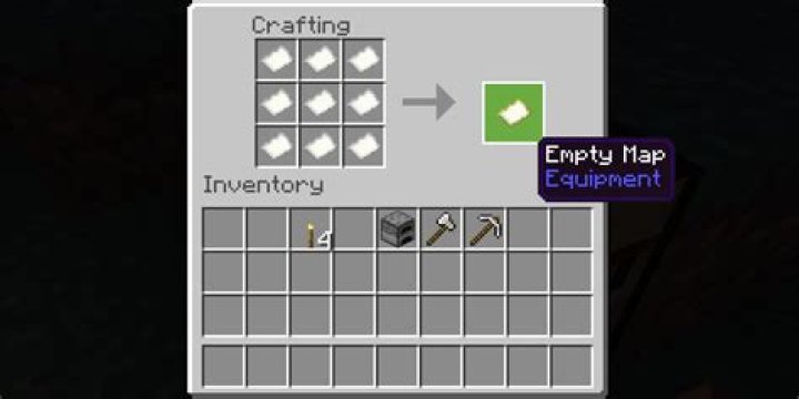 How to make an empty map in minecraft