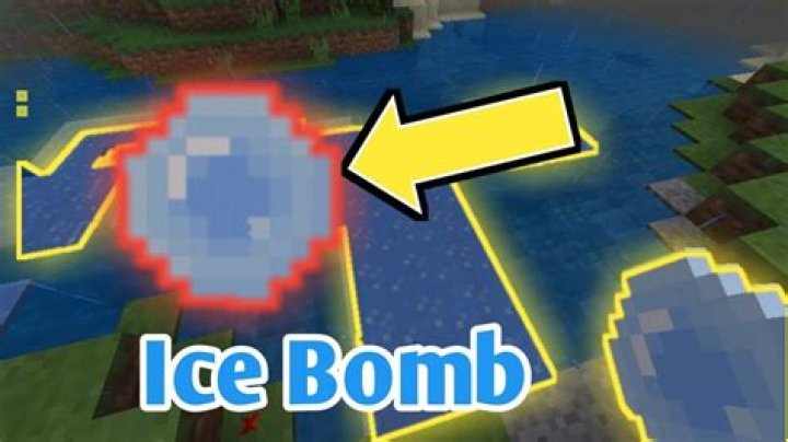 How to make an ice bomb in minecraft