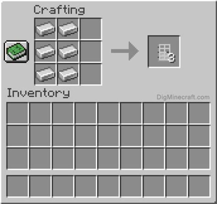 How to make an iron door in minecraft