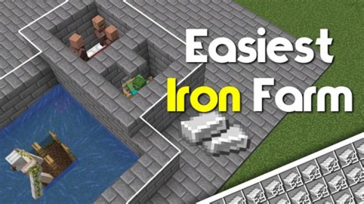 How to make an iron farm in minecraft