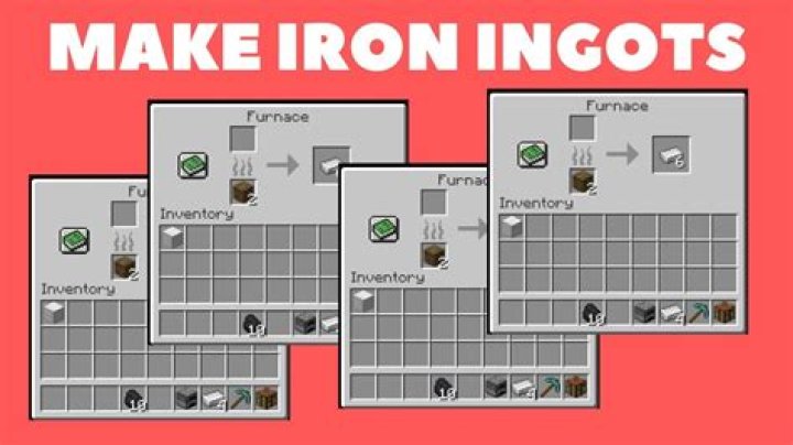 How to make an iron ingot in minecraft