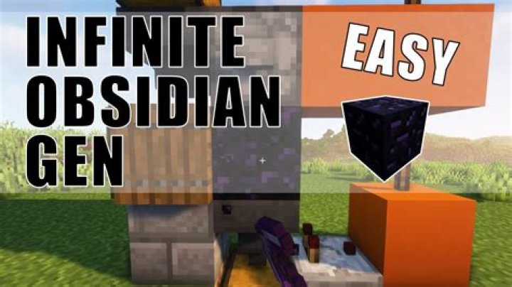 How to make an obsidian farm in minecraft