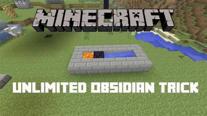 How to make an obsidian generator in minecraft