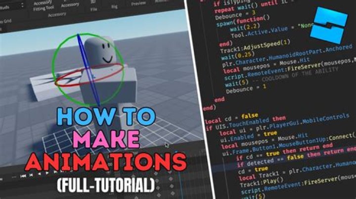 How to make animations on roblox
