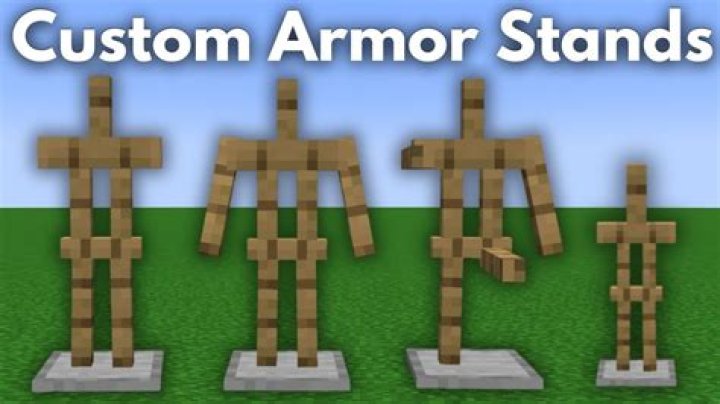 How to make armor stands pose in minecraft