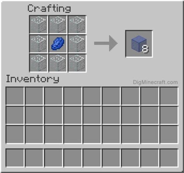How to make blue stained glass in minecraft