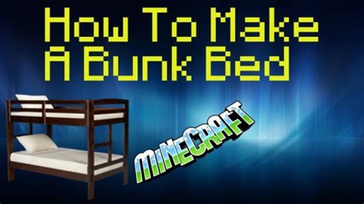 How to make bunk beds in minecraft pe