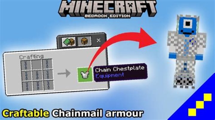 How to make chain armor in minecraft pc