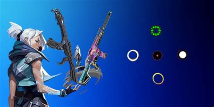 How to make circle crosshair valorant