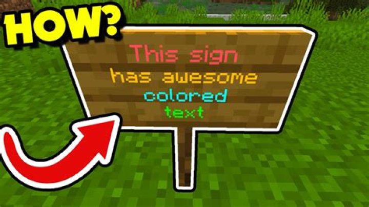 How to make colored text in minecraft java