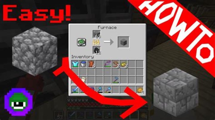 How to make cracked stone bricks in minecraft