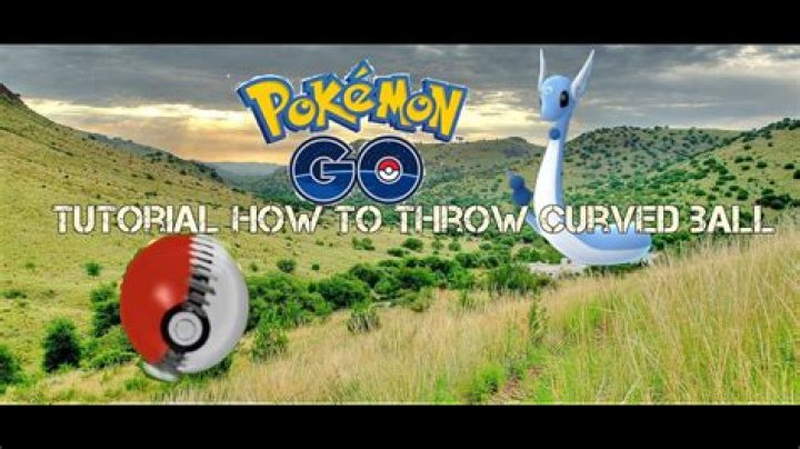 How to make curve balls in pokemon go
