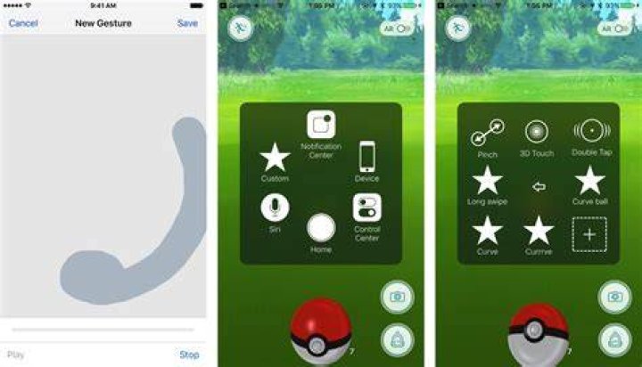 How to make curveball throws in pokemon go