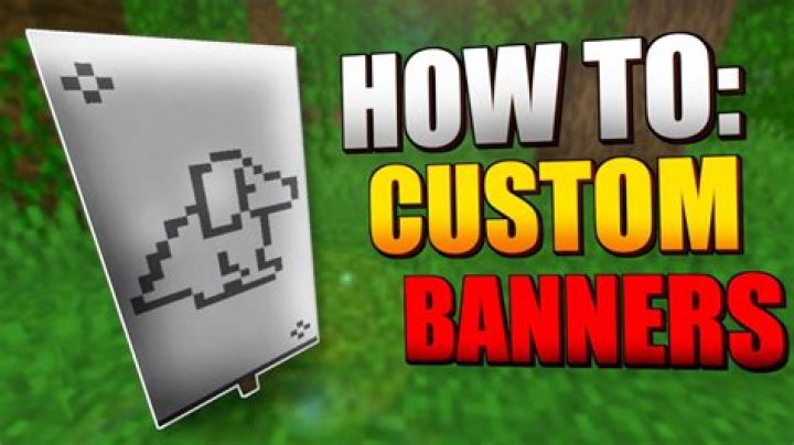 How to make custom banners in minecraft 1.14