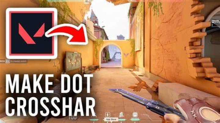 How to make dot crosshair valorant