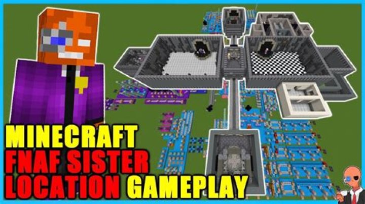 How to make fnaf sister location in minecraft