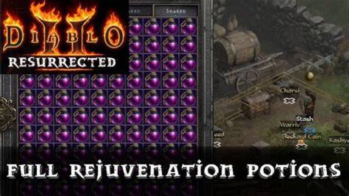 How to make full rejuvenation potions diablo 2