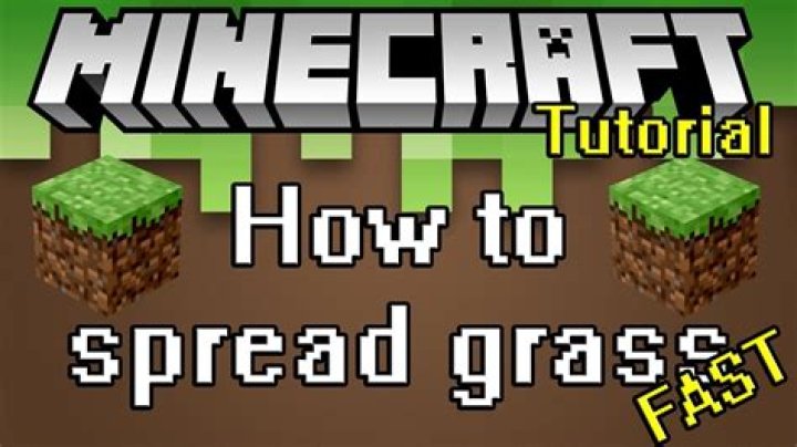 How to make grass grow faster in minecraft