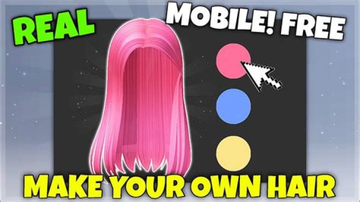 How to make hair on roblox mobile