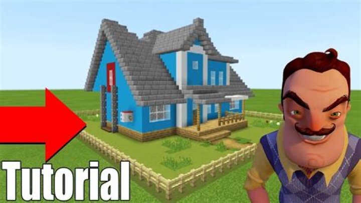 How to make hello neighbor house in minecraft
