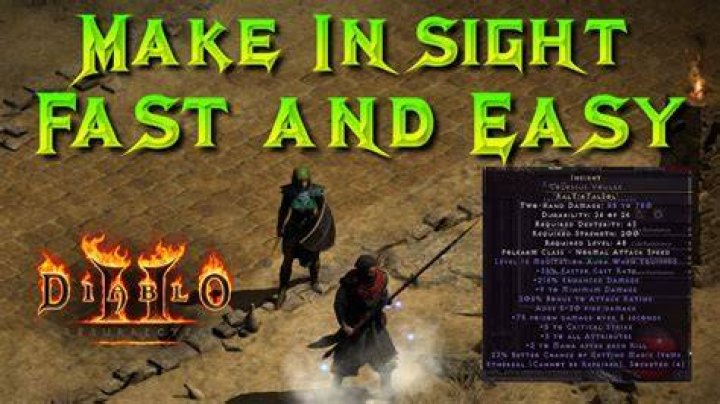 How to make insight diablo 2