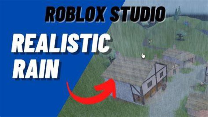 How to make it rain in roblox studio