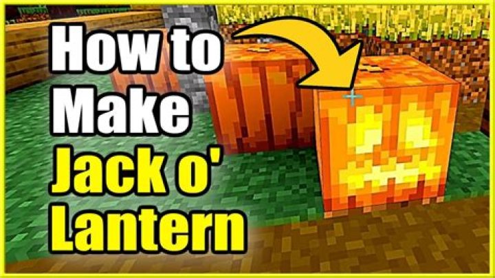 How to make jack o lantern minecraft 1.13