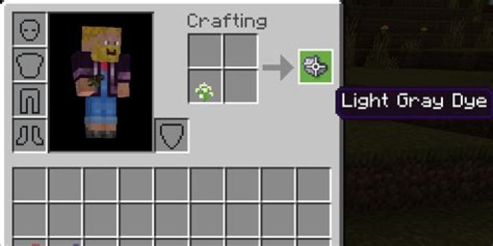 How to make light grey wool in minecraft