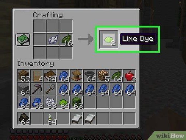 How to make lime green dye in minecraft