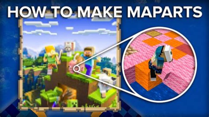 How to make map pixel art in minecraft