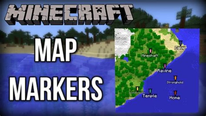 How to make markers on maps in minecraft