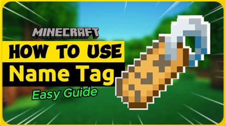 How to make name tag in minecraft ps4