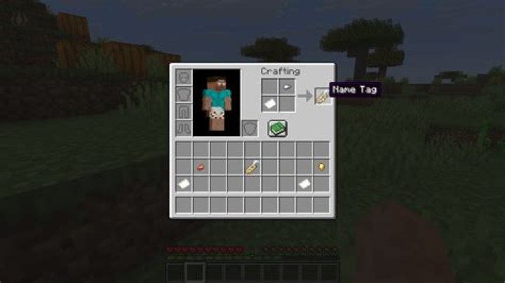 How to make name tags in minecraft pe