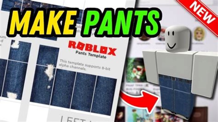 How to make pants in roblox