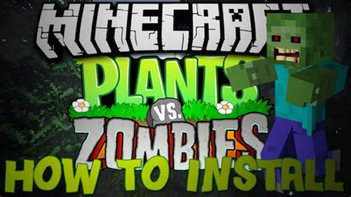 How to make plants vs zombies in minecraft