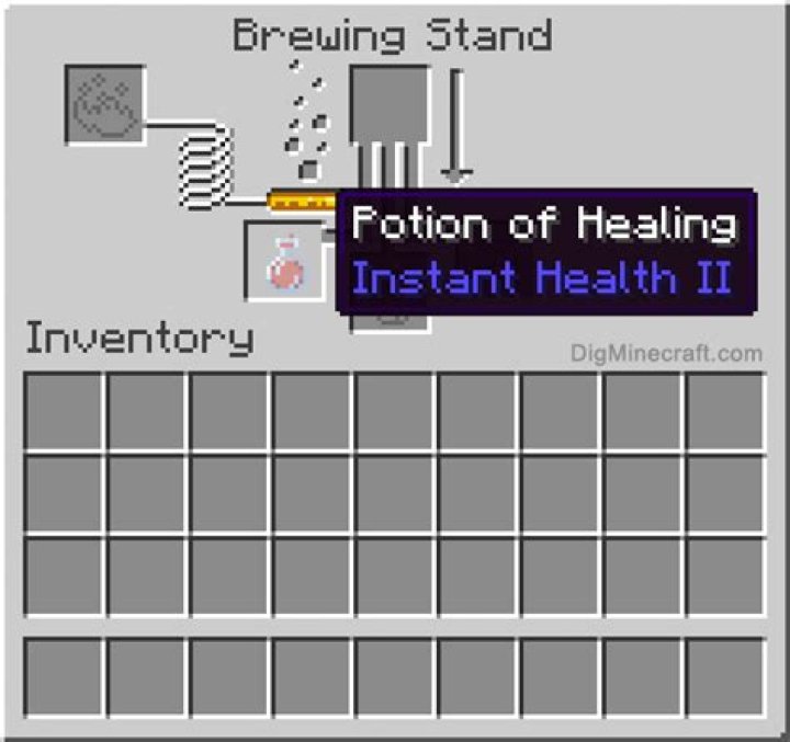 How to make potion of healing in minecraft