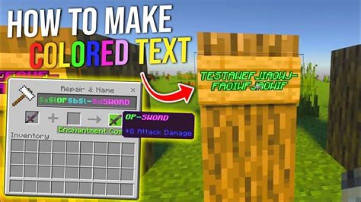How to make rapidly changing text in minecraft