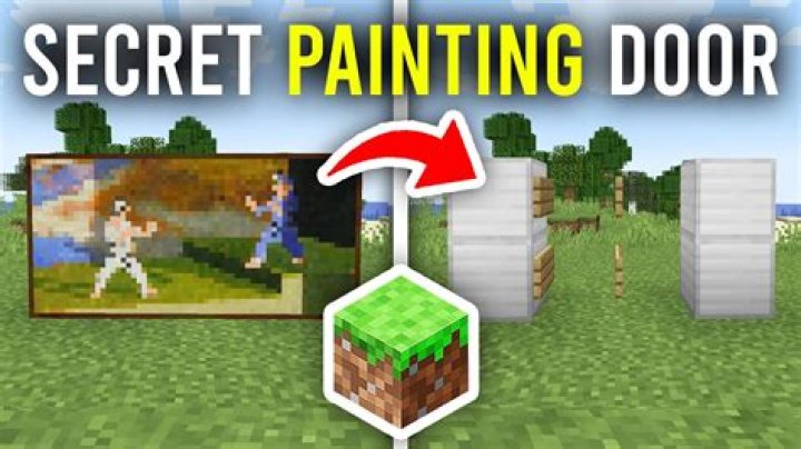 How to make secret door in minecraft pe