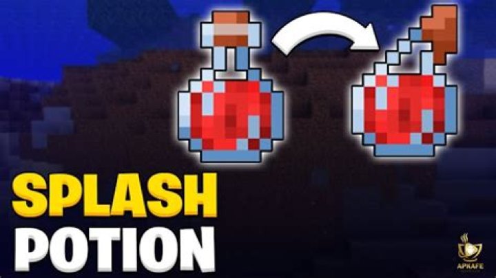 How to make splash potions in minecraft pe