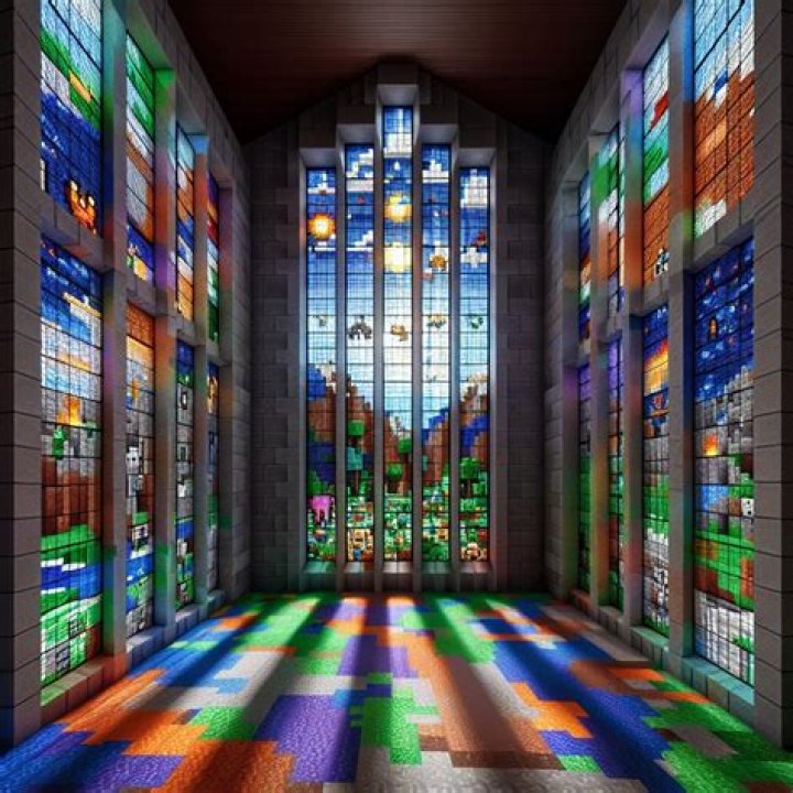 How to make stained glass windows in minecraft
