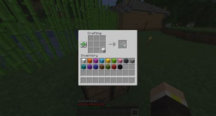 How to make string with wool in minecraft